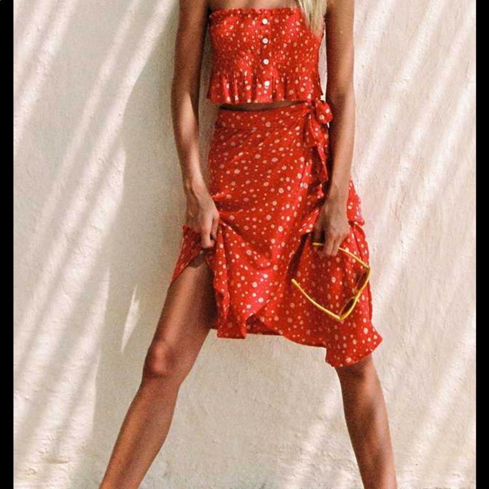 Faithful the Brand Linnie Wrap Skirt